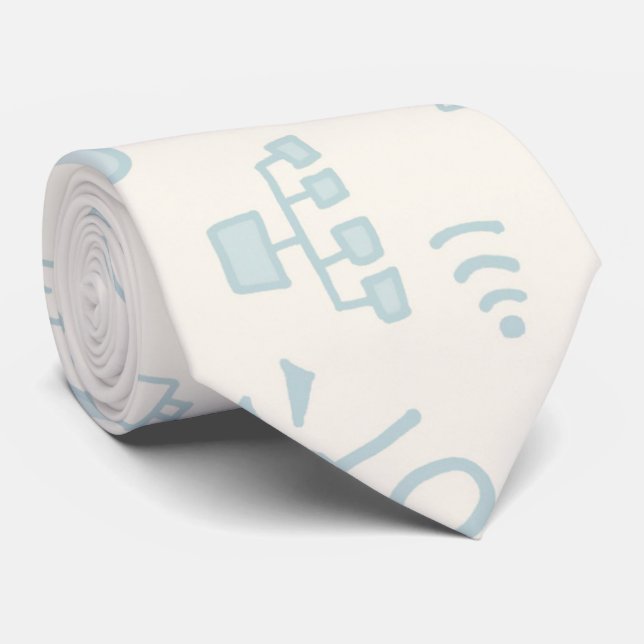 Internet Doodles Tie (Rolled)