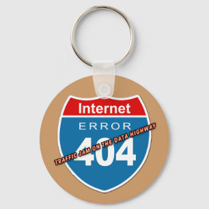 Internet Error 404 Keychain