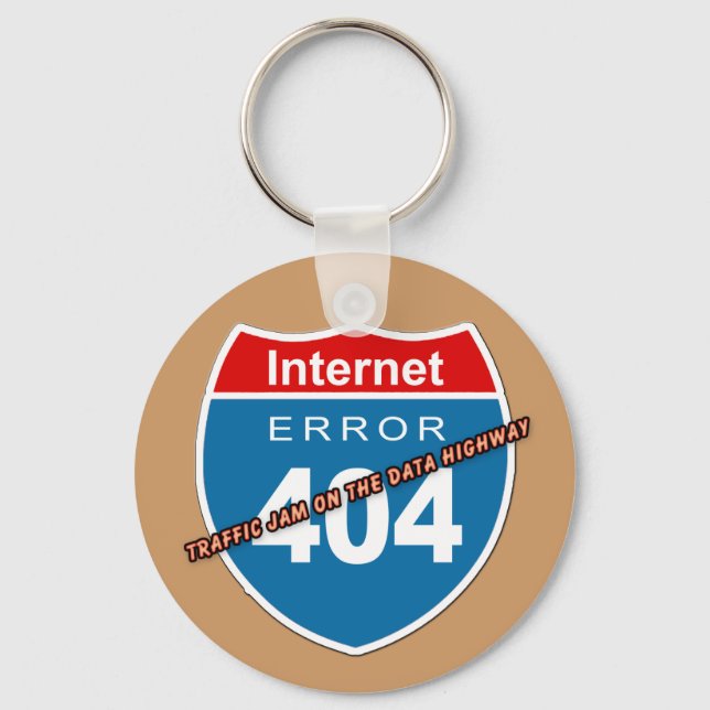 Internet Error 404 Keychain (Front)