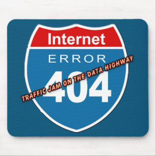Internet Error 404 Mouse Pad