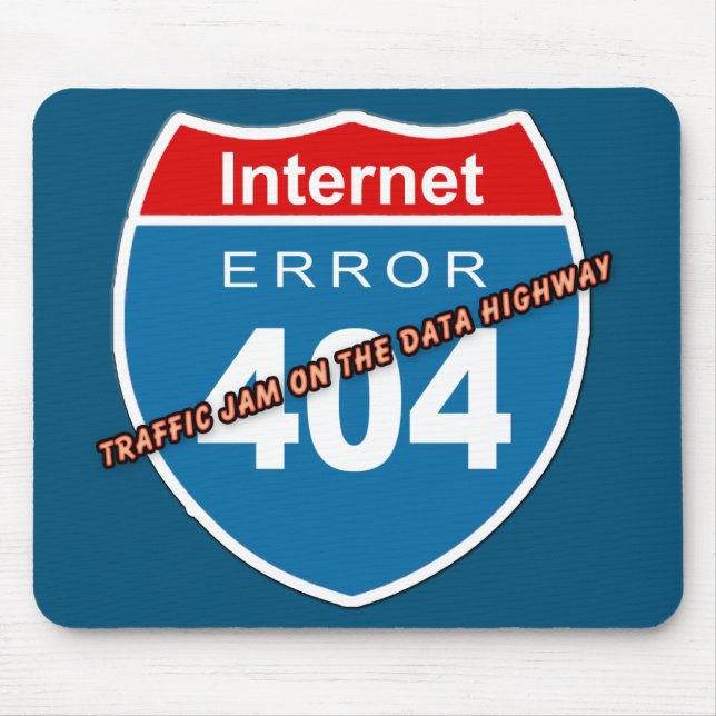 Internet Error 404 Mouse Pad (Front)