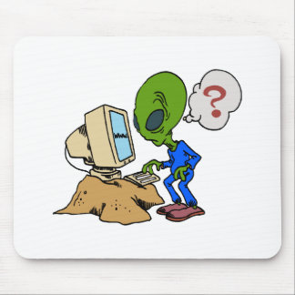 Internet is Alien to this Martian Mouse Pad