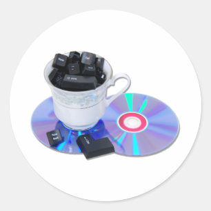 InternetCafe Classic Round Sticker