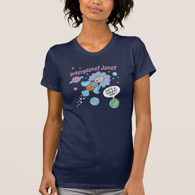 Interplanet Janet Retro Shirt (Front)