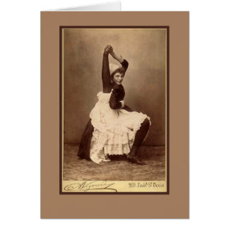 Interprète de cirque mixte sur cartes