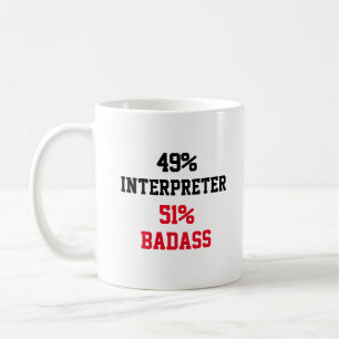 Interpreter  Badass Coffee Mug