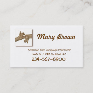 Interpreter Business Card-1 Business Card