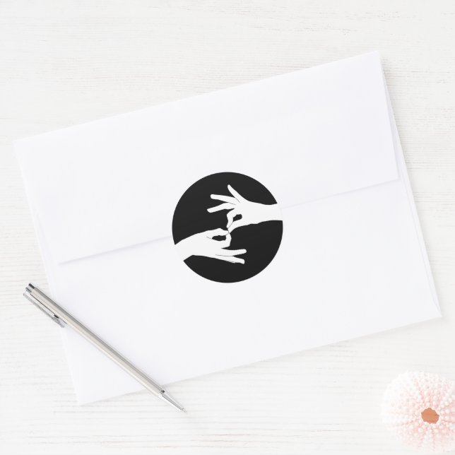 Interpreter Classic Round Sticker (Envelope)