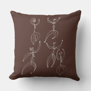 interpretive dance throw pillow
