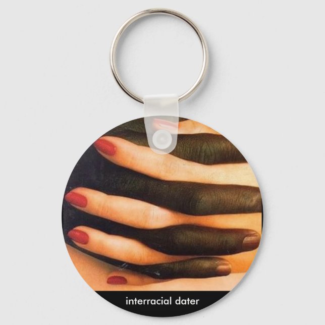 Interracial dater keychain (Front)