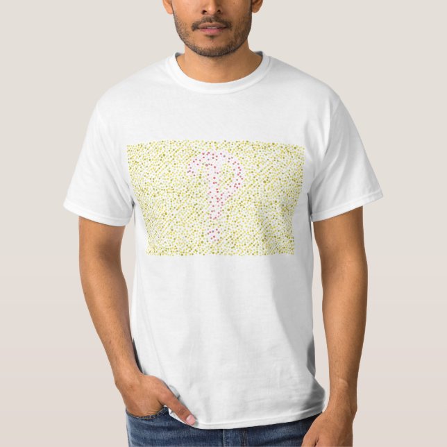 Interrobang colorblind test image T-Shirt (Front)