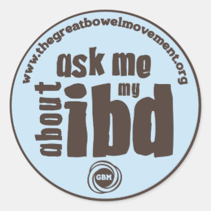 Interrogez-moi au sujet de mon autocollant d'IBD -