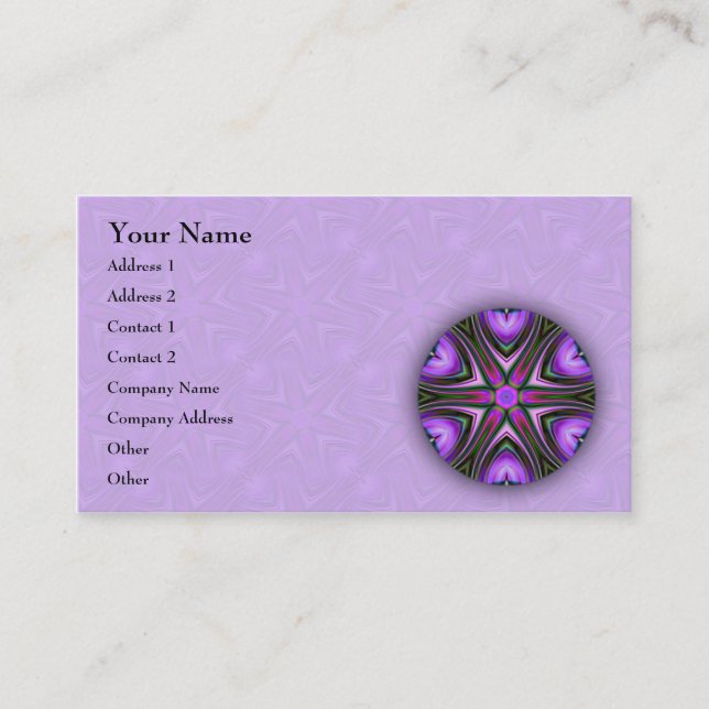 Intersect Mandala Business Card (Front)