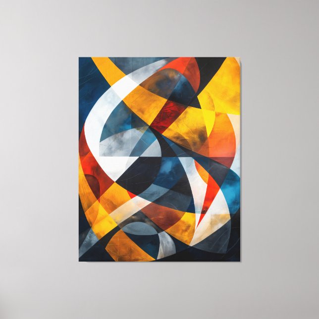 Intersecting Currents of Light Canvas Print (Front)
