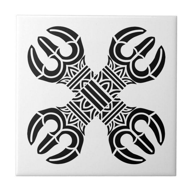 Intersecting dokko tile (Front)