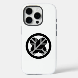 Intersecting hawk feathers in a circle iPhone 16 pro case