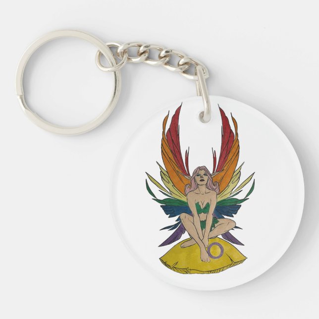 Intersex Faerie Keychain (Front)