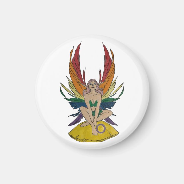 Intersex Faerie Magnet (Front)