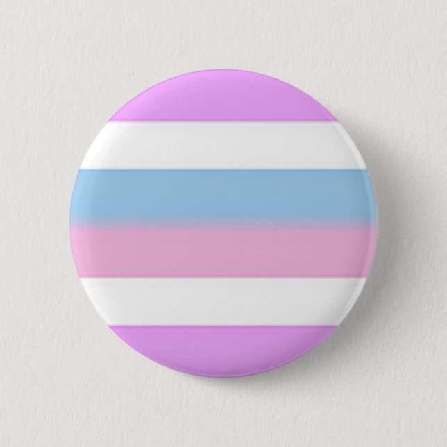 intersex flag 2 inch round button (Front)