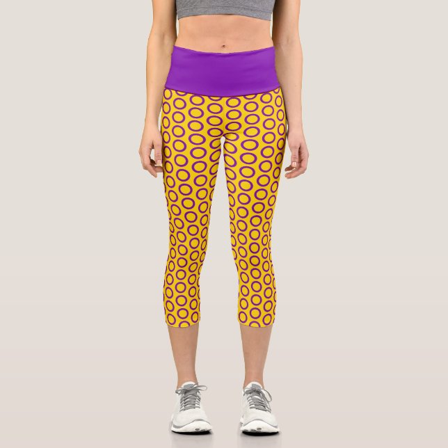 Intersex Flag Capris (Front)
