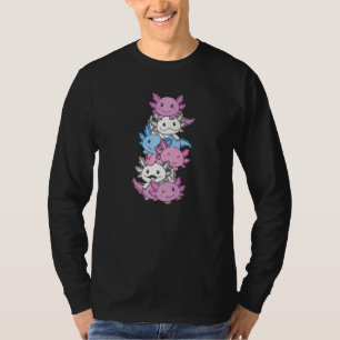 Intersex Flag Gay Gander Queer Lgbtq Axolotl 1 T-Shirt