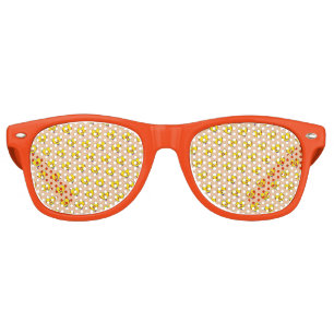 Intersex Heart Pattern Retro Sunglasses