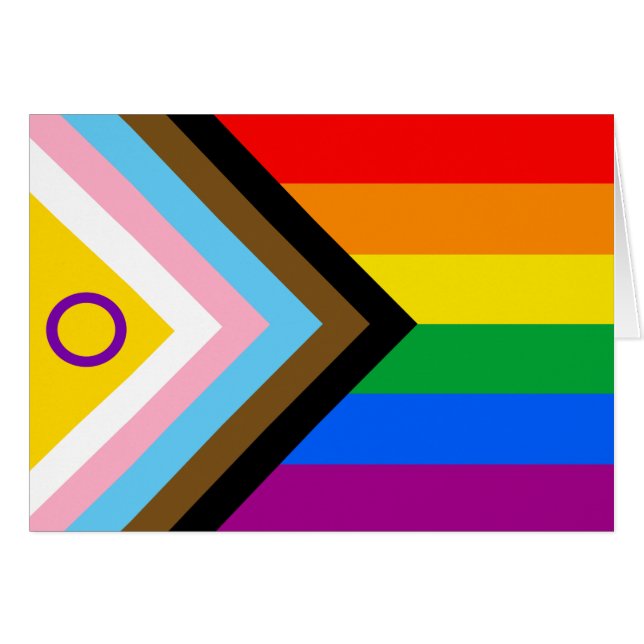 Intersex Inclusive Progress Pride Flag (Front Horizontal)