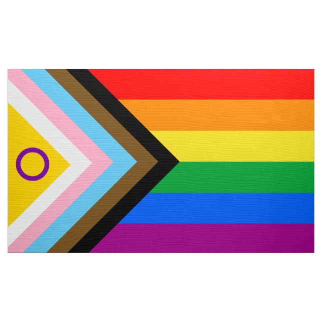Intersex Inclusive Progress Pride Flag Fabric (Yard)