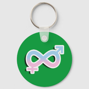 INTERSEX INFINITE SYMBOL 3D KEYCHAIN