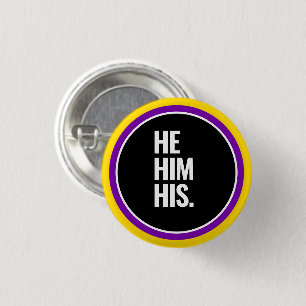 Intersex Pride 1 Inch Round Button