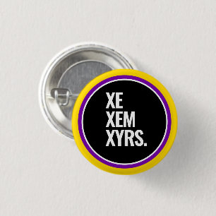 Intersex Pride 1 Inch Round Button