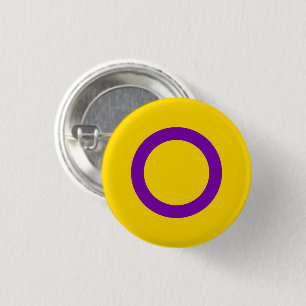 Intersex Pride Flag 1 Inch Round Button