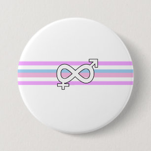 Intersex Pride Flag 3 Inch Round Button