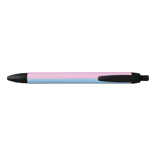 Intersex Pride Flag Black Ink Pen (Back)