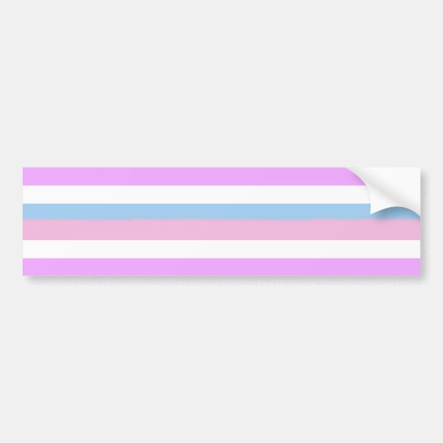 Intersex Pride Flag Bumper Sticker (Front)
