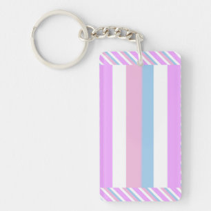 Intersex Pride Flag Keychain