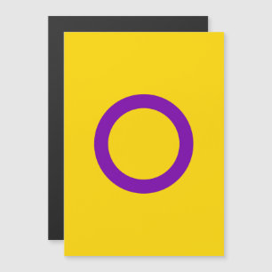 Intersex Pride Flag Magnetic Invitation