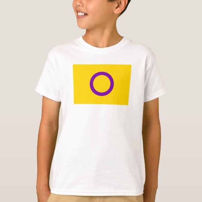 Intersex Pride Flag T-Shirt (Front)