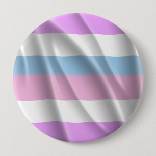 INTERSEX PRIDE FLAG WAVY DESIGN - 2014 PRIDE.png 4 Inch Round Button