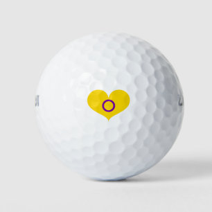 Intersex Pride Golf Balls