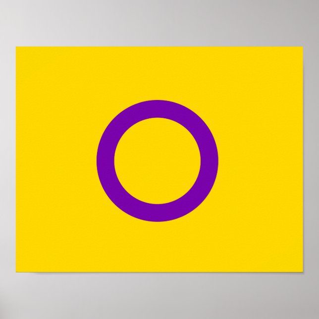 INTERSEX PRIDE POSTER (Front)