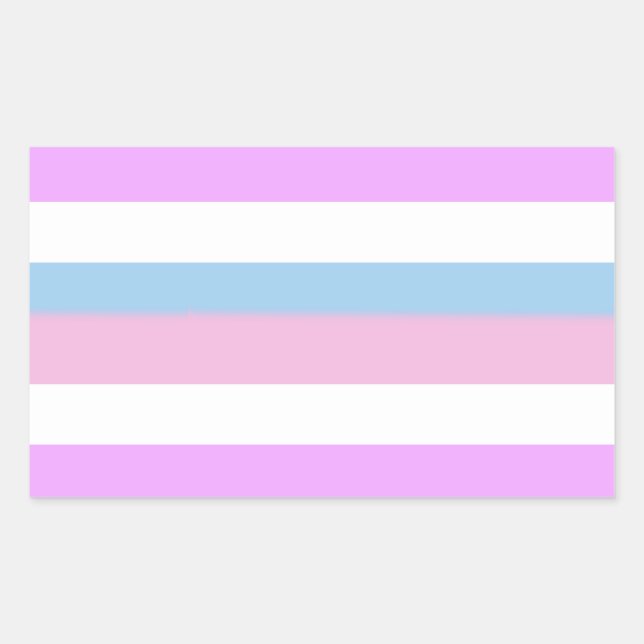 Intersex Pride Stripes Sticker (Front)