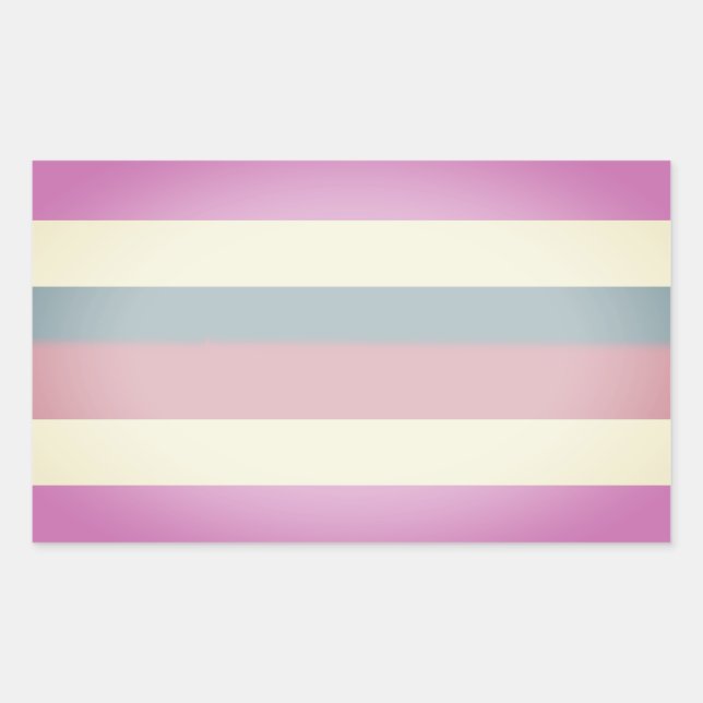 Intersex Pride Stripes Sticker (Front)