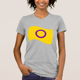 Intersex Pride Wavy Flag T-Shirt