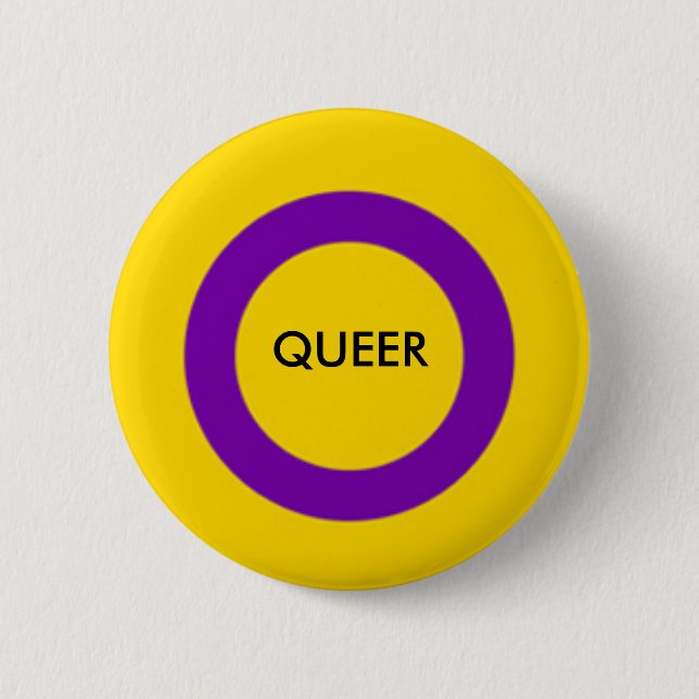 Intersex Queer Pride Button (Front)