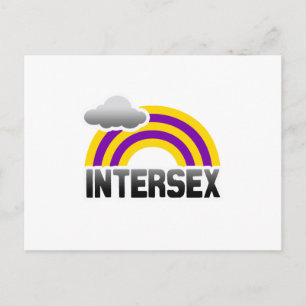 INTERSEX RAINBOW POSTCARD