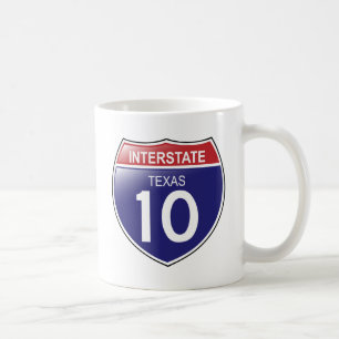 Interstate 10 in Texas Mug