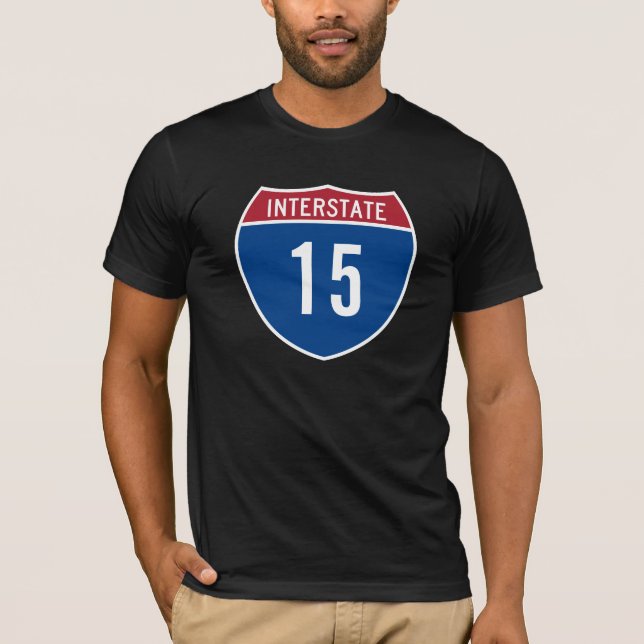 Interstate 15 T-Shirt (Front)