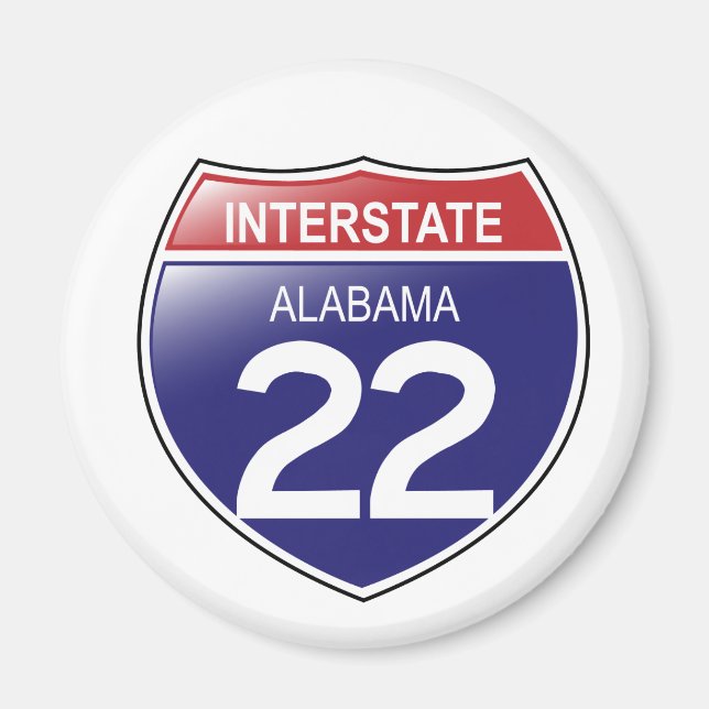 Interstate 22 Alabama Magnet (Front)