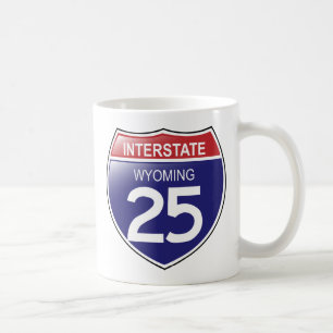 Interstate 25 dans la Mug du Wyoming